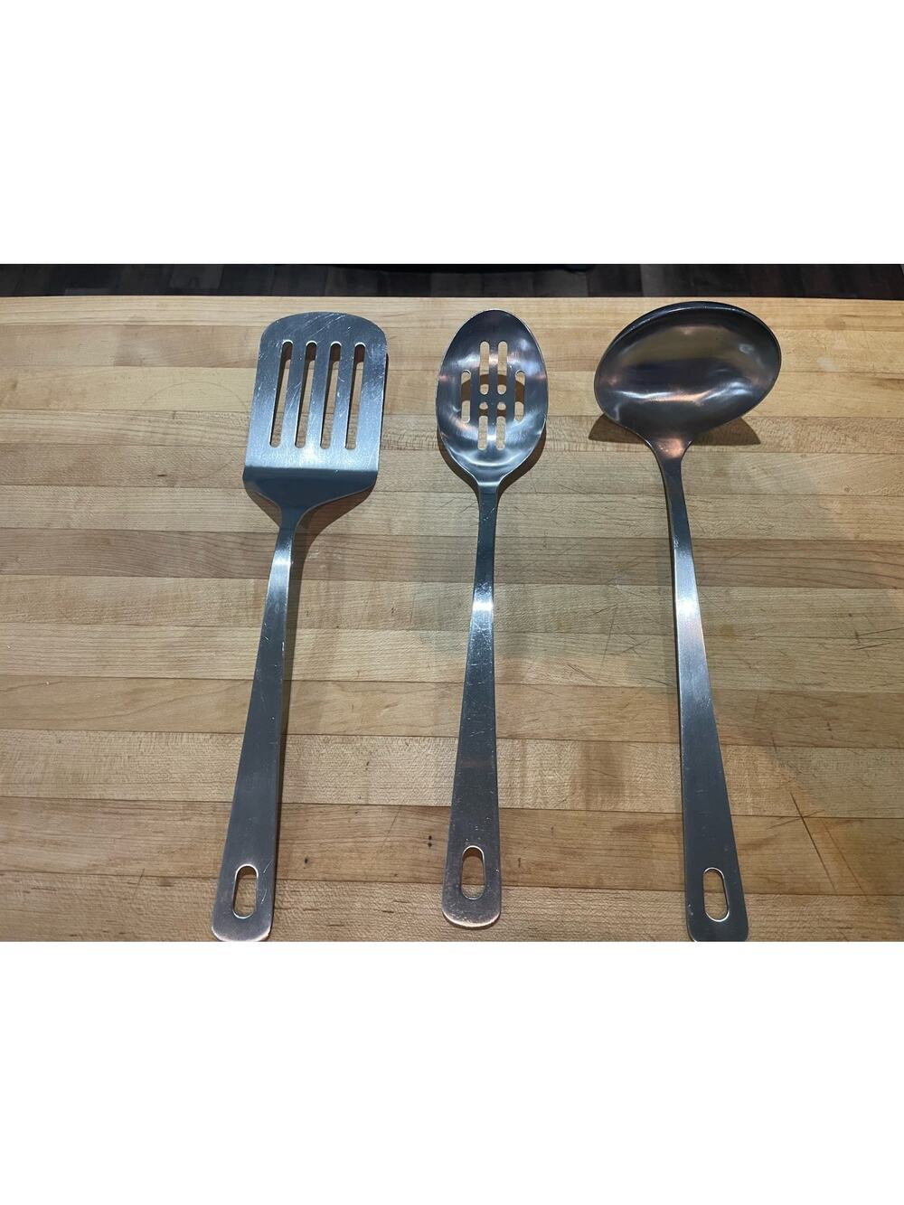 PRESTIGE Kitchen Utensil SLOTTED SPATULA SPOON & SOUP LADLE 13" Rostfrei Inox